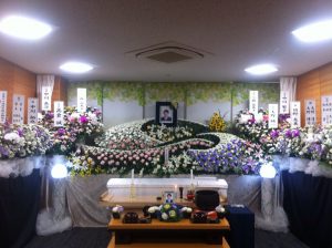 横浜市での花祭壇例